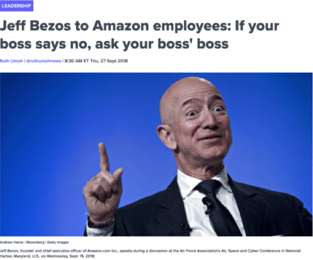 If your boss says no, ask your boss' boss