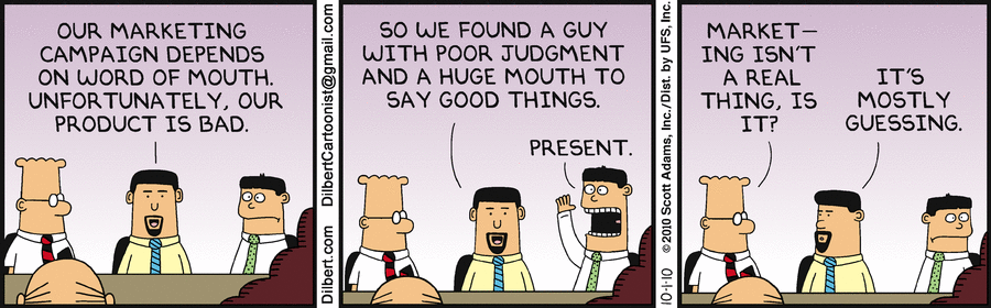 Dilbert on Marketing... 